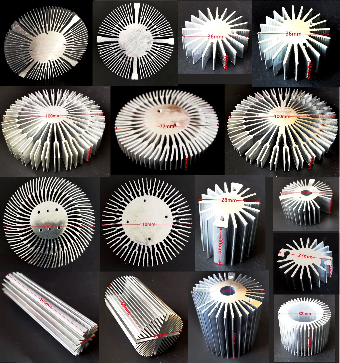 Disipadores estrella de aletas